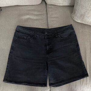 Seven7 Women's Black Jean Shorts